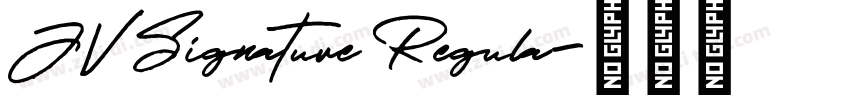 JV Signature Regula字体转换